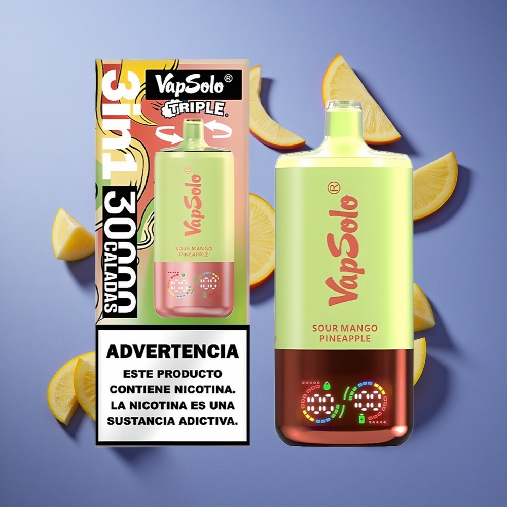 Mango Ananas VapSolo Triple 30000 Puffs Italia vape