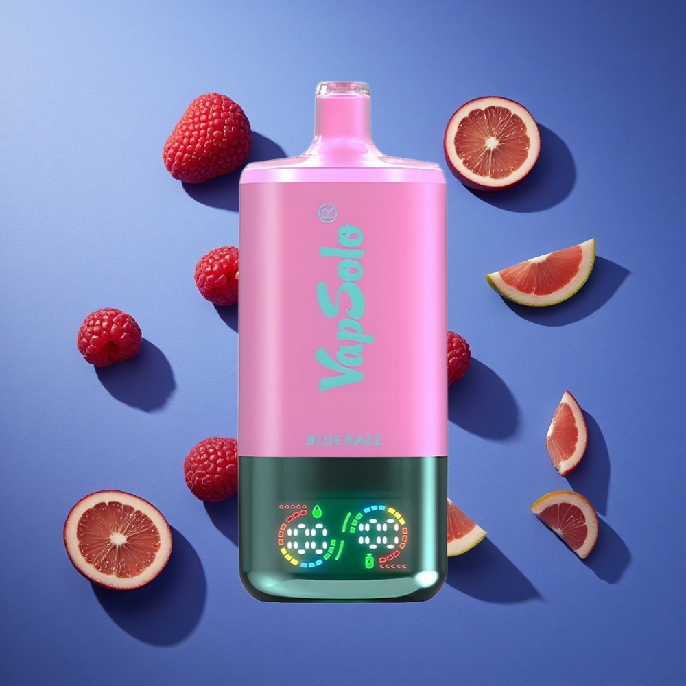 Mirtillo Blu Lampone VapSolo Triple 30000 Puffs 40ml Italia vape