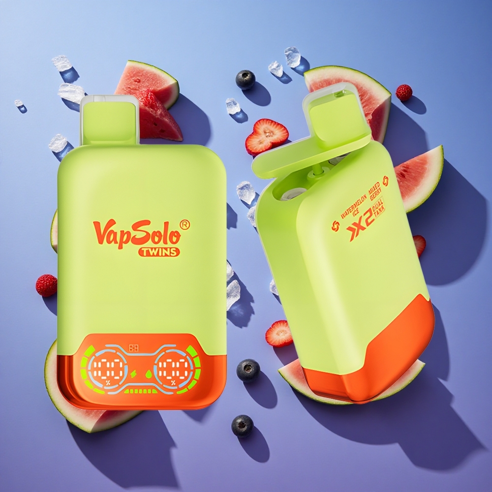 Anguria Ghiaccio & Frutti di Bosco Vapsolo Twins 20000 Puffs Doppio Serbatoio Italia vape