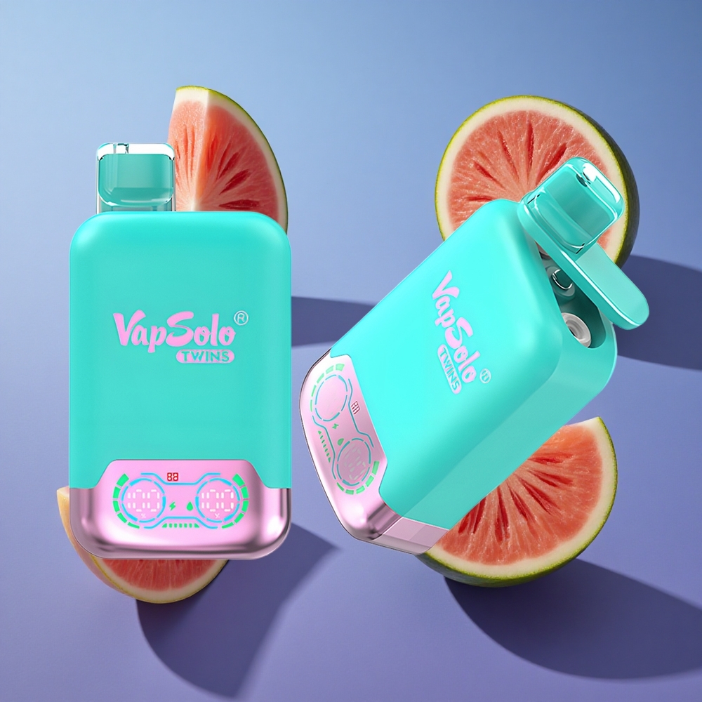 Melone Triplo & Anguria Lampone Vapsolo Twins 20000 Puffs Doppio Serbatoio Italia vape