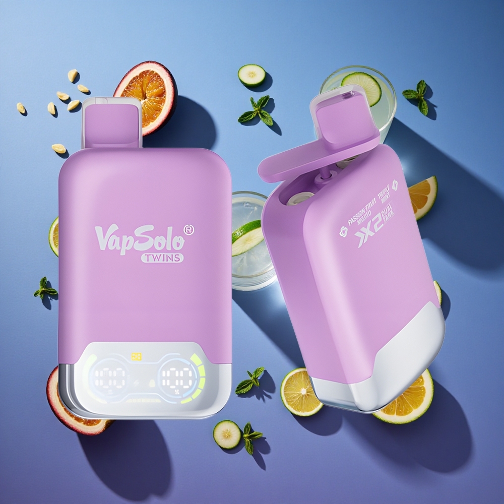 Mojito Frutto della Passione & Tripla Menta Vapsolo Twins 20000 Puffs 40ml Italia vape