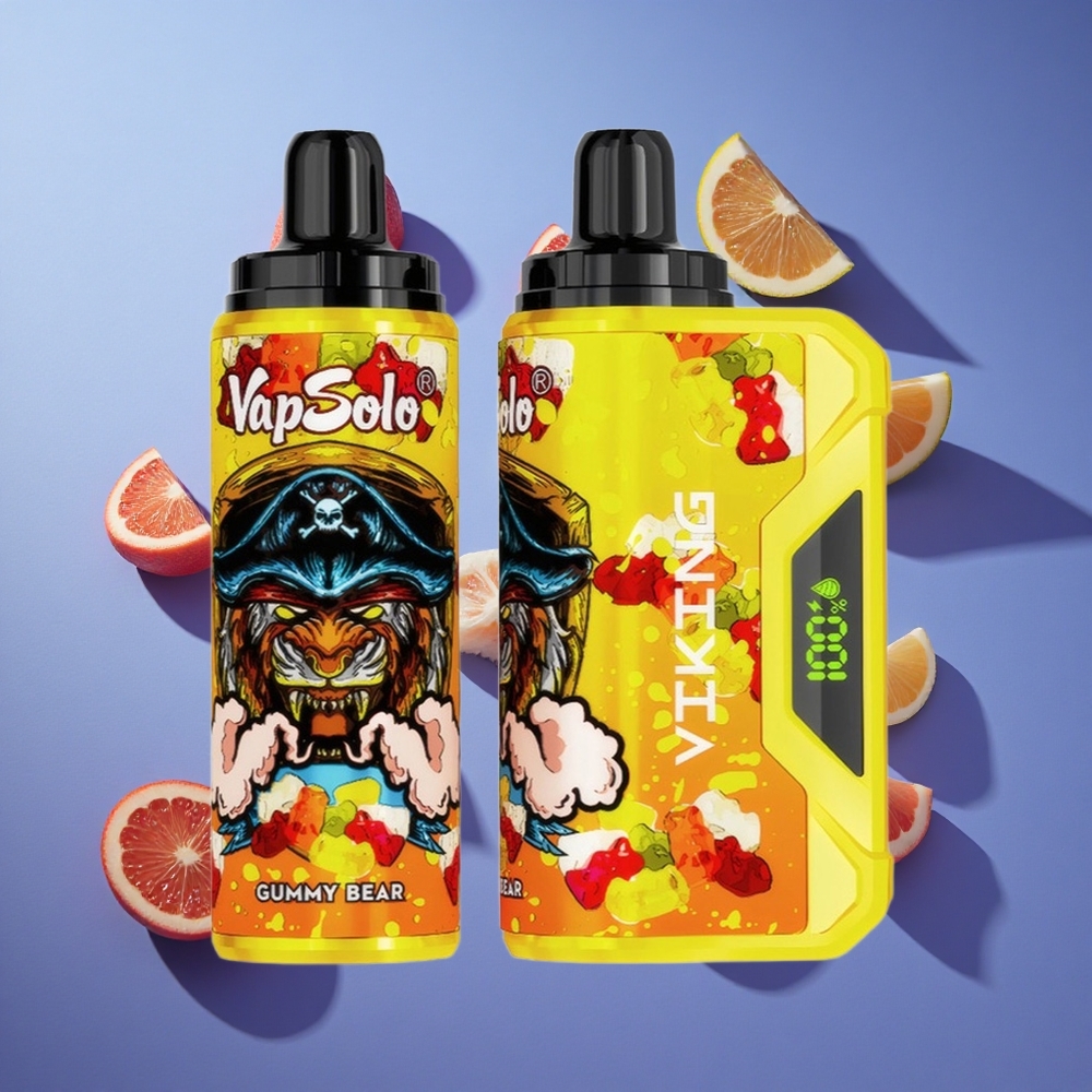 Orsetto Gommoso VapSolo VIKING 12000 Puffs Display Elettrico Italia vape