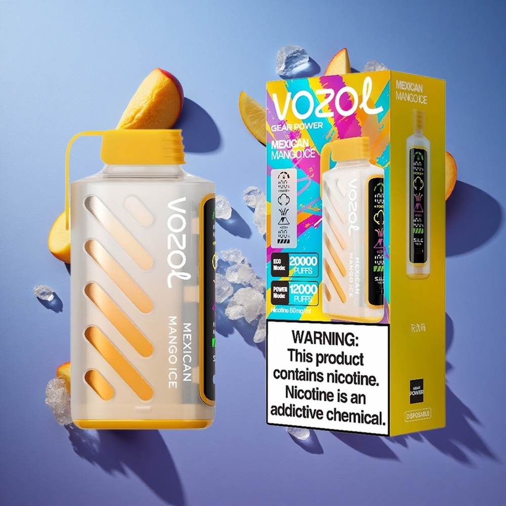 Mango Ghiaccio Messicano VOZOL Gear Power 20000 Puffs con Display a Schermo Intero Italia vape