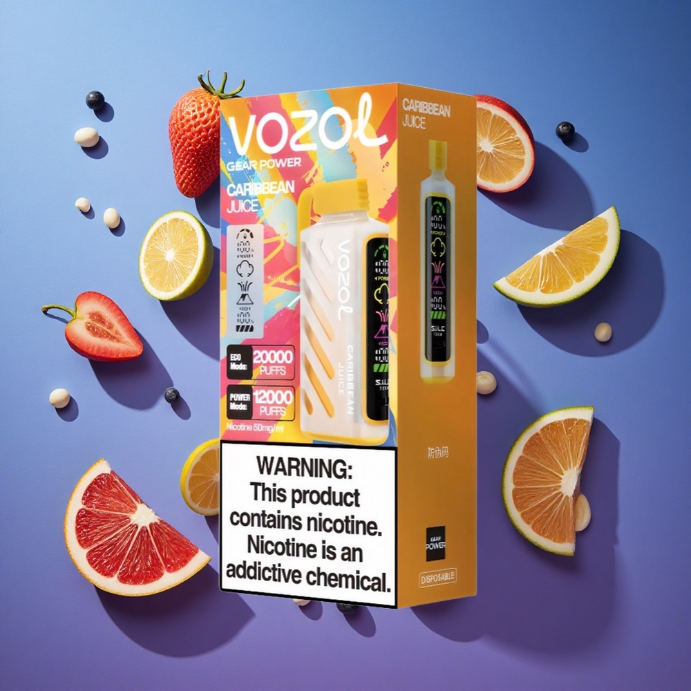 Succo dei Caraibi VOZOL Gear Power 20000 Puffs Schermo Intero Italia vape