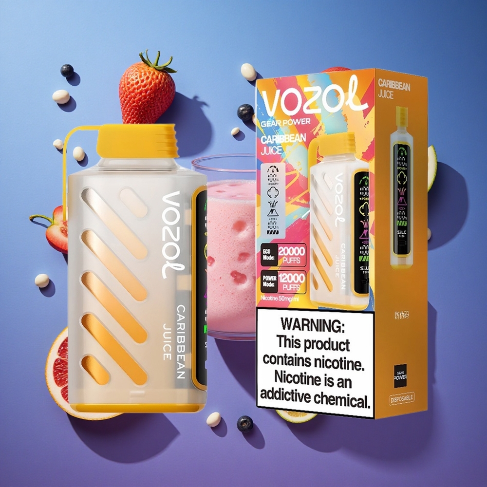 Succo dei Caraibi VOZOL Gear Power 20000 Puffs Schermo Intero Italia vape