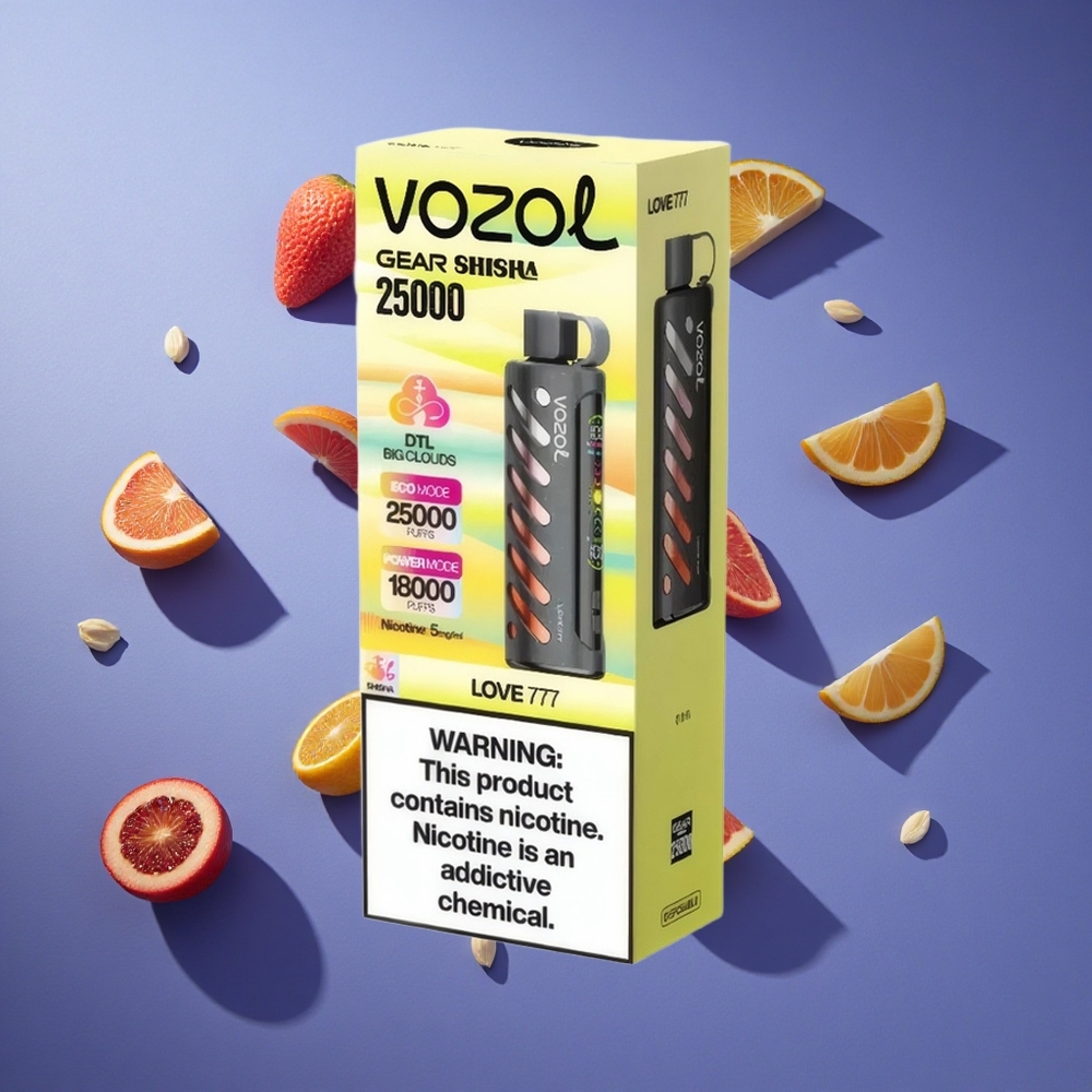 Amore 777 VOZOL Gear Shisha 25000 Puffs Dual Mesh Italia vape