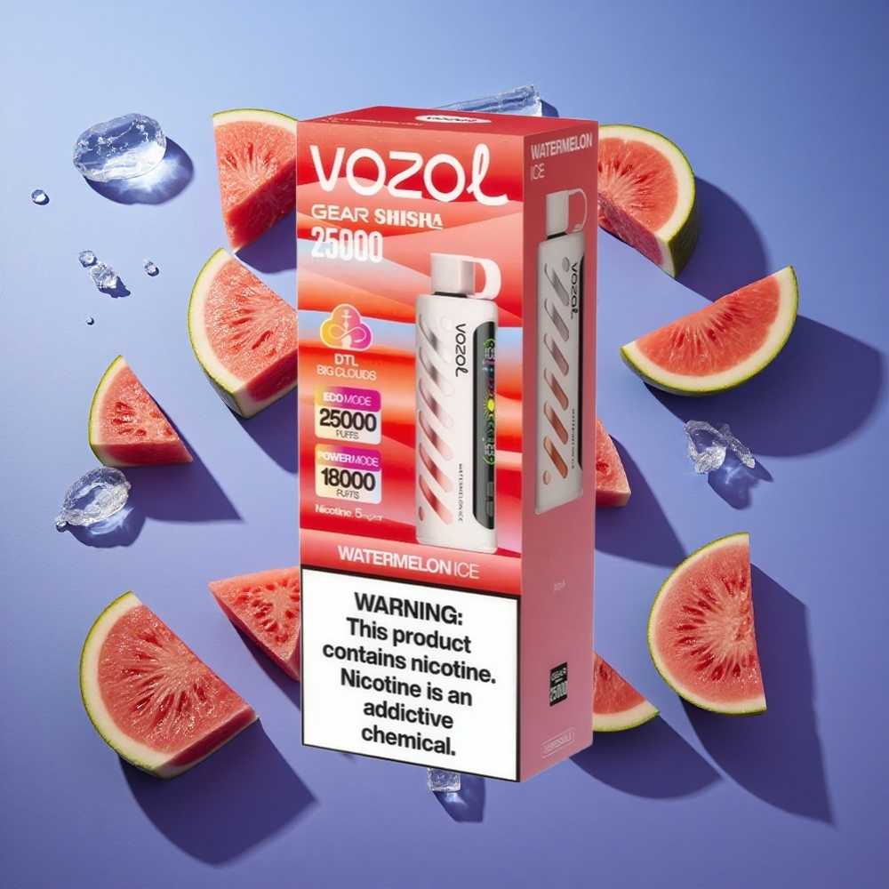 Anguria Ghiacciata VOZOL Gear Shisha 25000 Puffs Doppia Modalità Italia vape