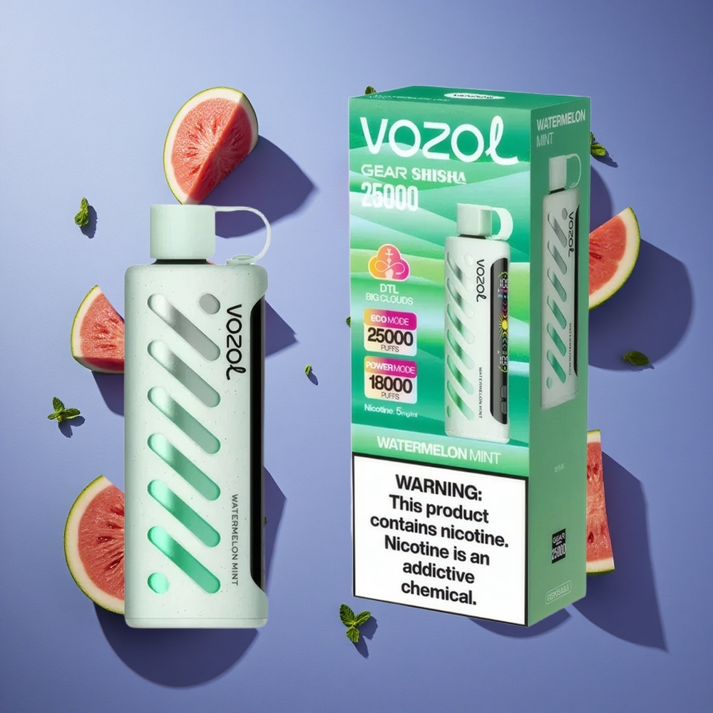 Anguria Menta VOZOL Gear Shisha 25000 Puffs Dual Mesh Italia vape