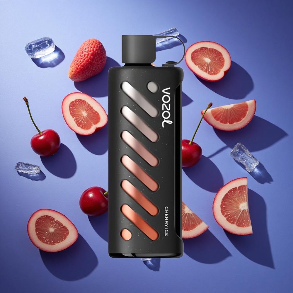 Ciliegia Ghiaccio VOZOL Gear Shisha 25000 Puffs 5mg/ml Nicotina Dual Mesh Italia vape