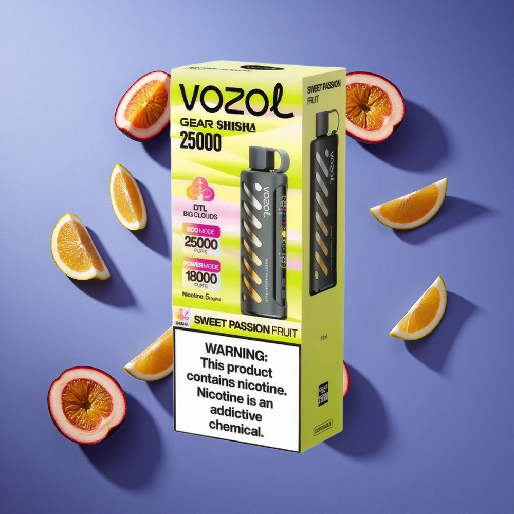 Dolce Frutto della Passione VOZOL Gear Shisha 25000 Puffs Dual Mesh Italia vape