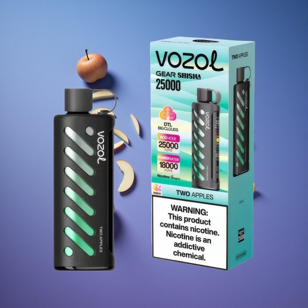 Due Mele VOZOL Gear 25000 Puffs Doppia Maglia Italia vape