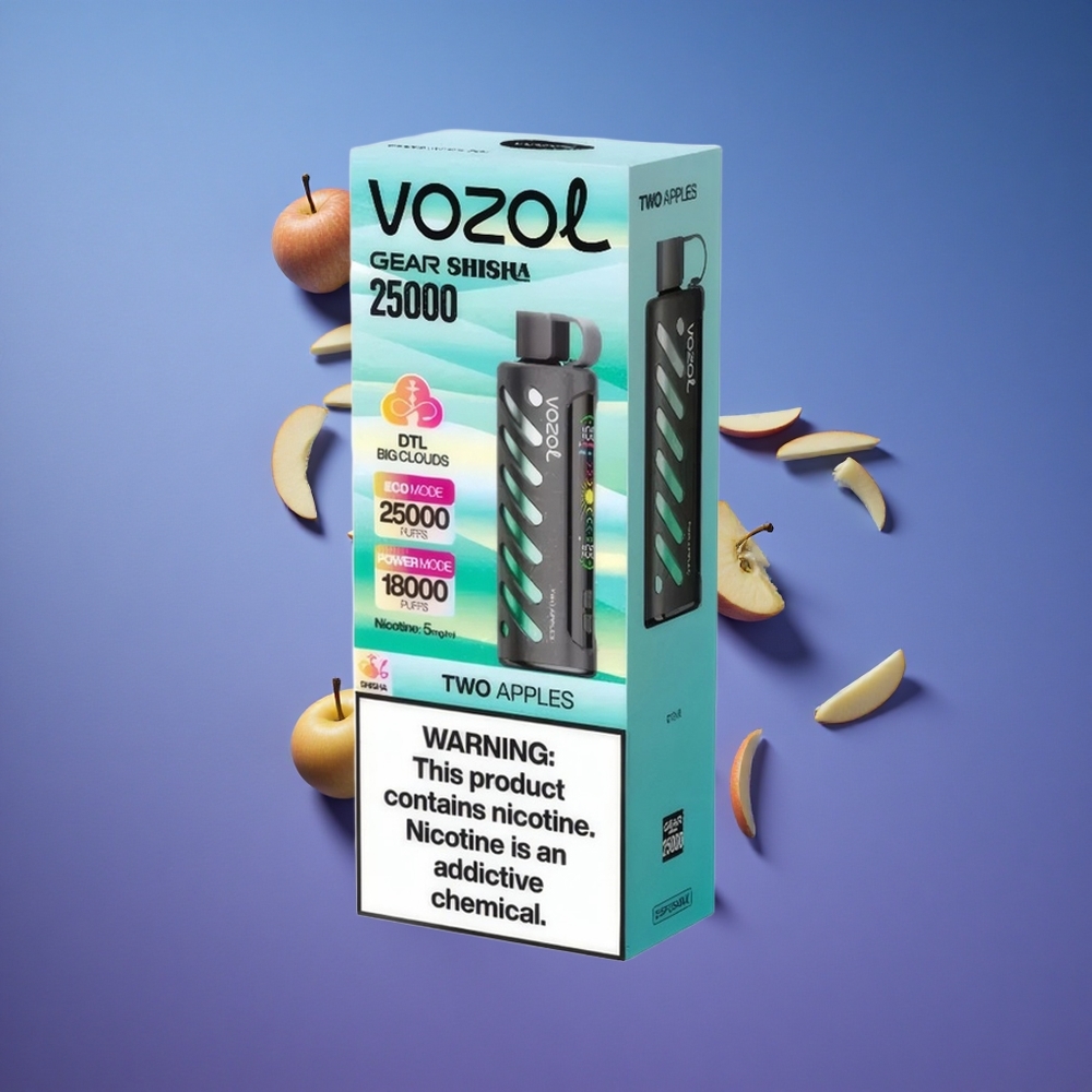 Due Mele VOZOL Gear 25000 Puffs Doppia Maglia Italia vape