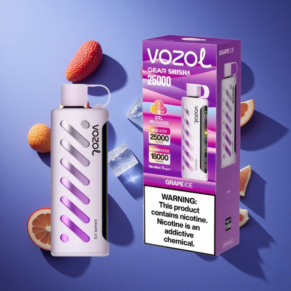 Ghiaccio d'Uva VOZOL Gear Shisha 25000 Puffs Doppia Modalità Italia vape