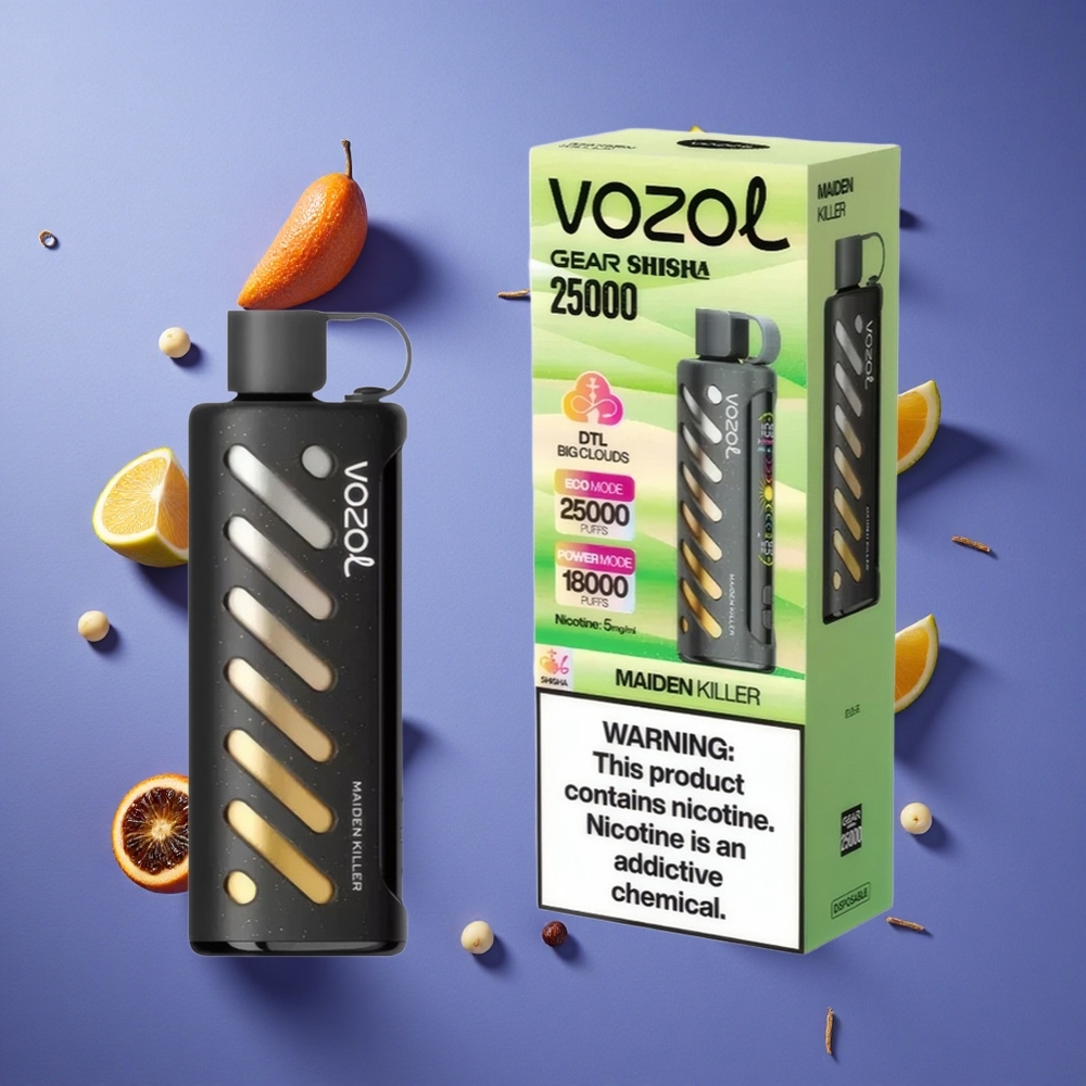 Maiden Killer VOZOL Gear Shisha 25000 Puffs Bobina a Doppia Maglia Italia vape