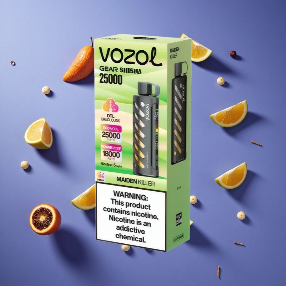 Maiden Killer VOZOL Gear Shisha 25000 Puffs Bobina a Doppia Maglia Italia vape