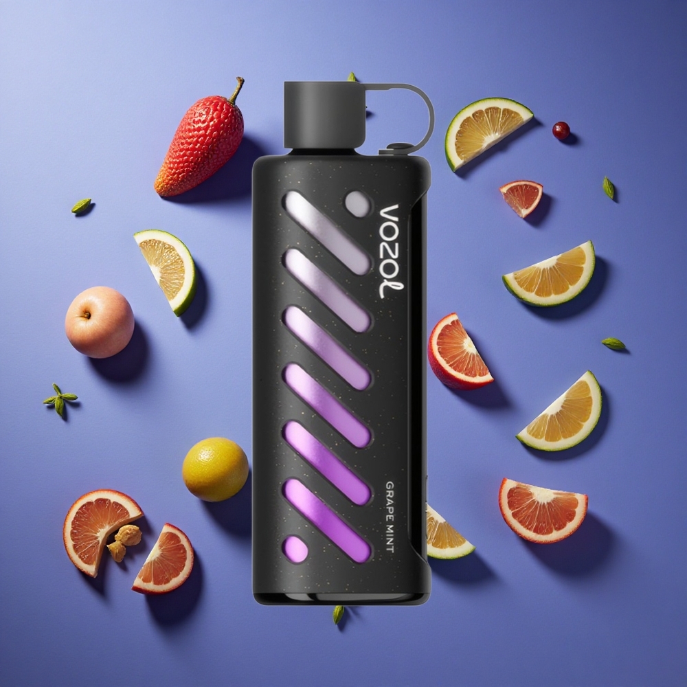 Menta Uva VOZOL Gear Shisha 25000 Puffs Dual Mesh Italia vape