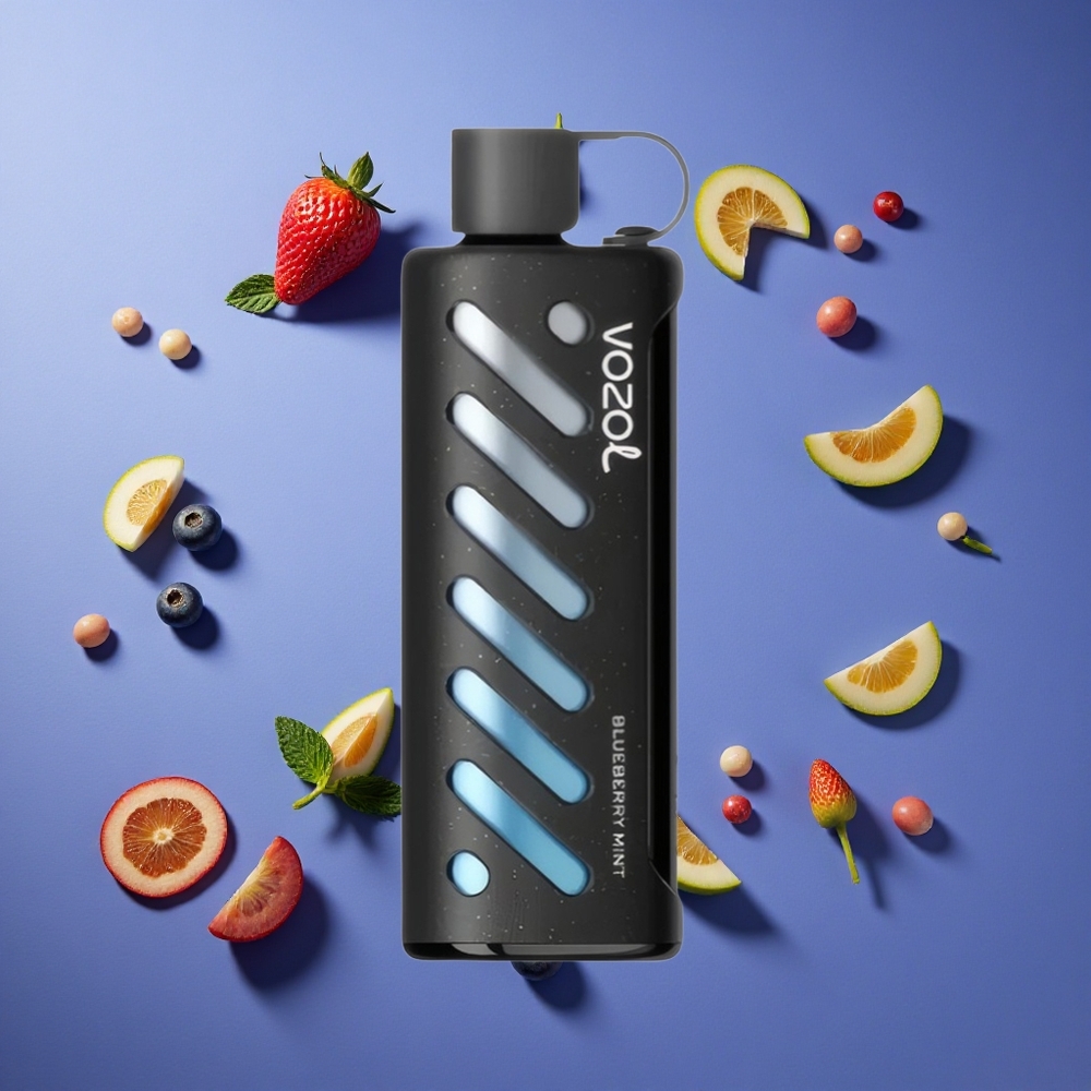 Mirtillo Menta VOZOL Gear Shisha 25000 Puffs Doppia Mesh 5mg/ml Nicotina Italia vape