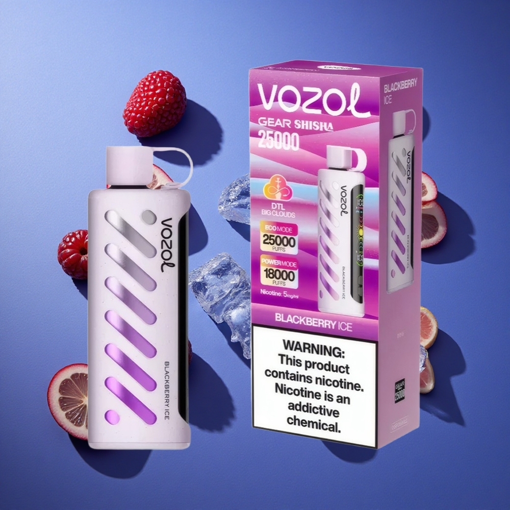 Mora Ghiaccio VOZOL Gear Shisha 25000 Puffs Doppia Maglia Italia vape