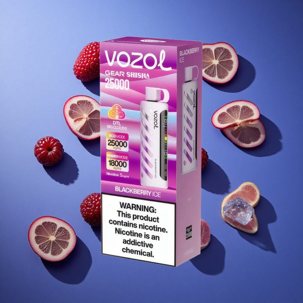 Mora Ghiaccio VOZOL Gear Shisha 25000 Puffs Doppia Maglia Italia vape