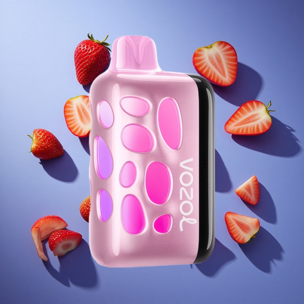 Fragola Ghiaccio VOZOL RAVE 40000 80% Carica in 20 Min Italia vape