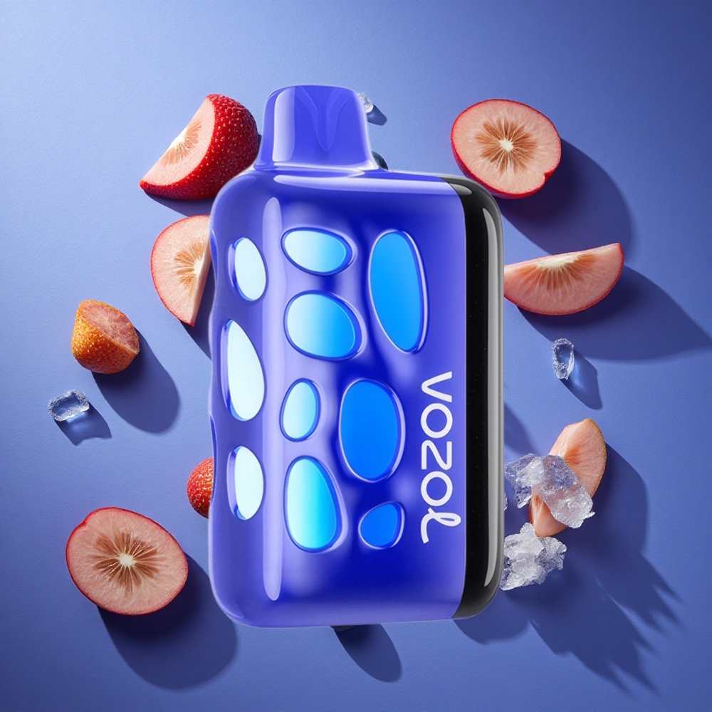 Mirtillo Ghiaccio VOZOL RAVE 40000 270 Gradi Design Luminoso Italia vape