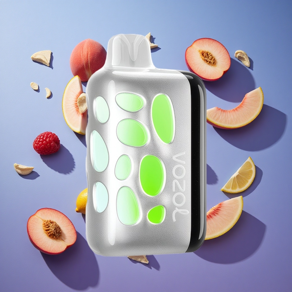 Pesca Lampone Limonata VOZOL RAVE 40000 Ricarica 20 Minuti Italia vape