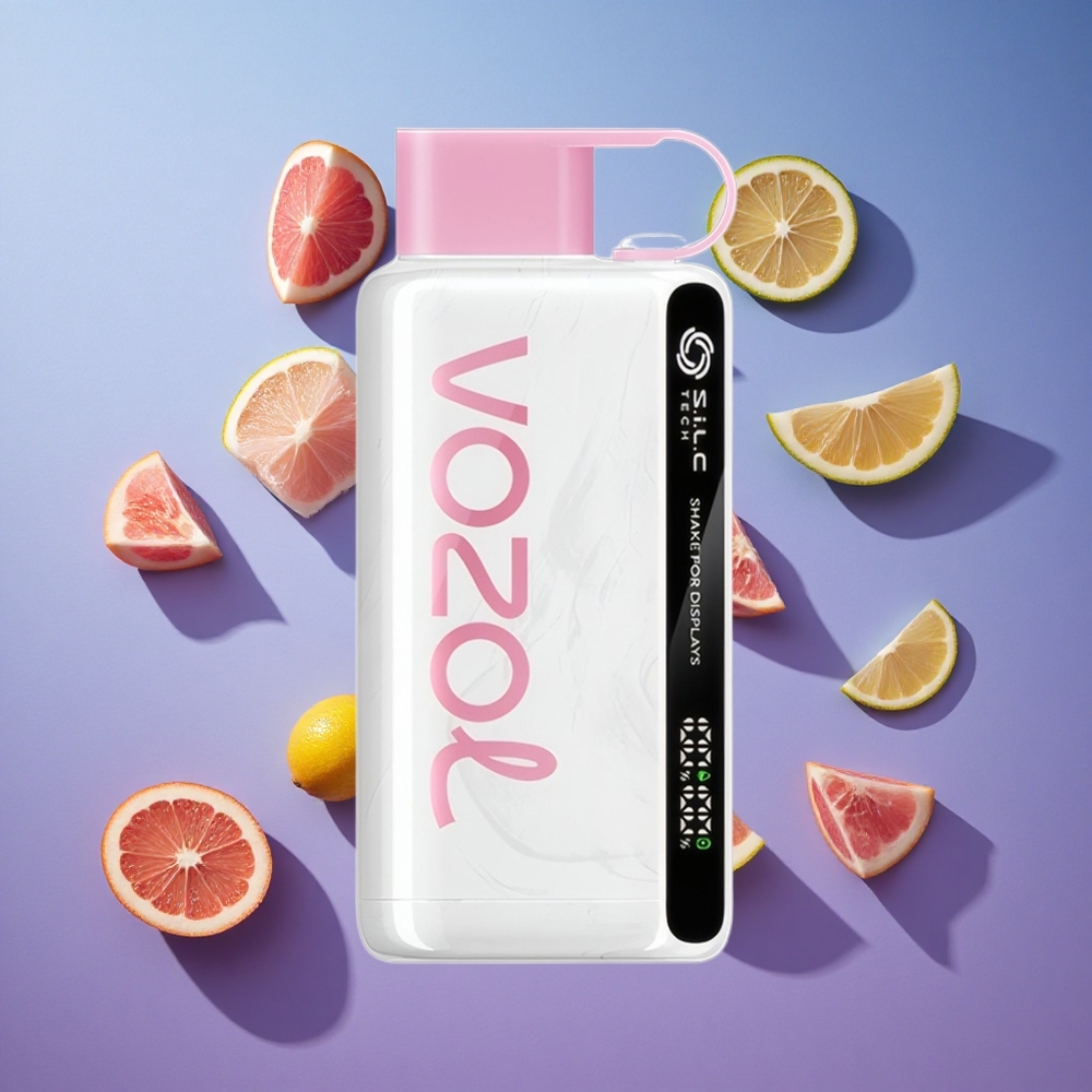 Limone Rosa VOZOL STAR 9000/12000 Ricaricabile 30% più Veloce Italia vape